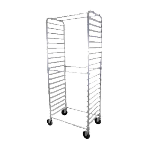 John Boos ABPR-1820-RKDS Mobile Side-Loading Bun Pan Rack with Round Top Design - JBABPR1820RKDS