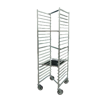 John Boos ABPR-1820-ZN Mobile Front-Loading Bun Pan Rack with Welded Set-Up and Nesting Design - JBABPR1820ZN