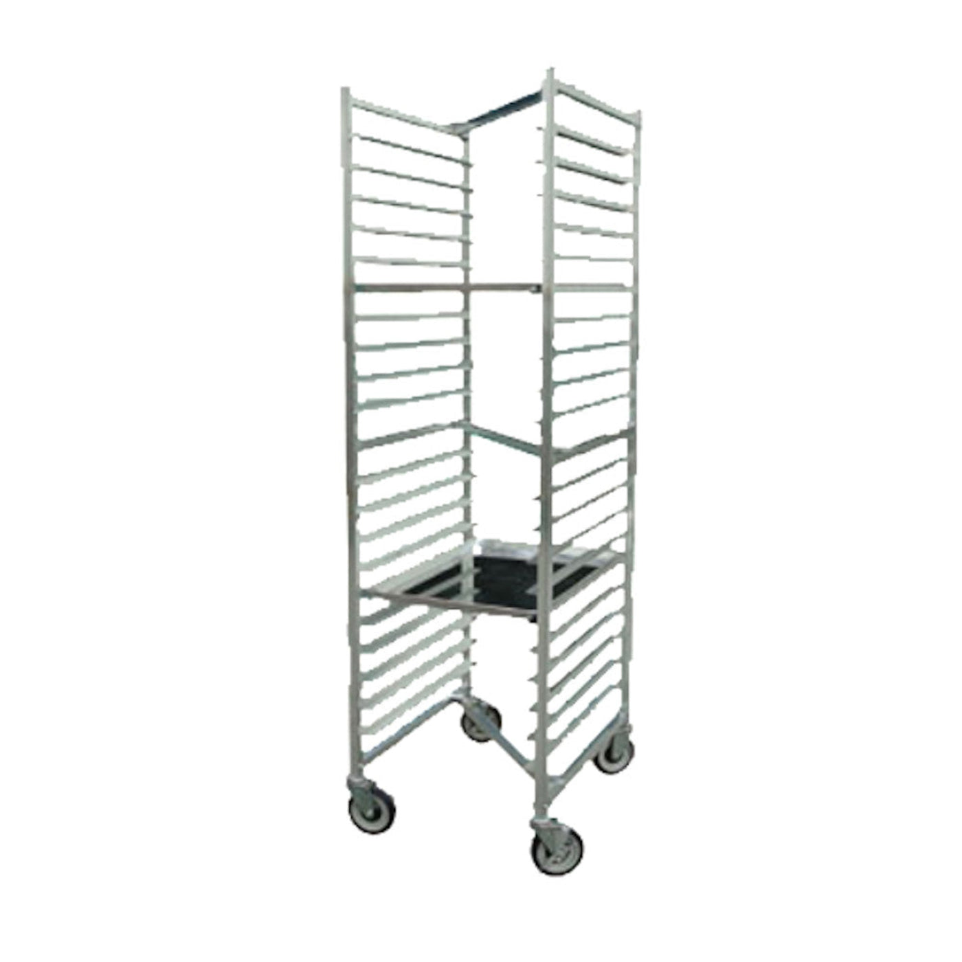 John Boos ABPR-1820-ZN Mobile Front-Loading Bun Pan Rack with Welded Set-Up and Nesting Design - JBABPR1820ZN