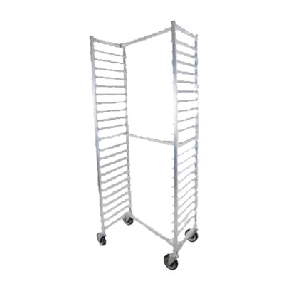 John Boos ABPR-1820-ZNS Mobile Side-Loading Bun Pan Rack with Welded Set-Up and Nesting Design - JBABPR1820ZNS