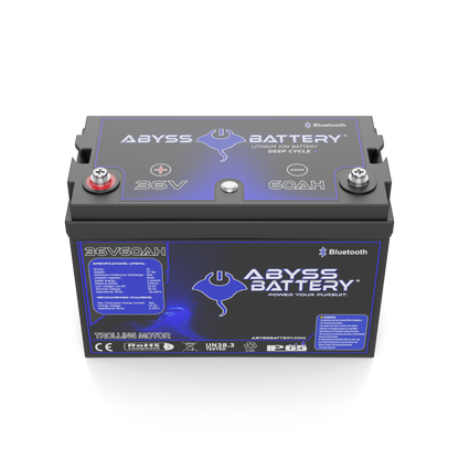 Abyss Battery 36V 60Ah Lithium Trolling Motor Battery - AB-36V60-BT