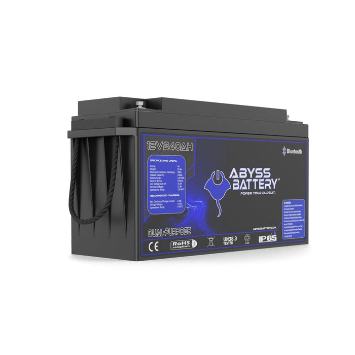 Abyss Battery 12v 240ah Dual Purpose Lithium Marine Battery - AB-12V240-BT