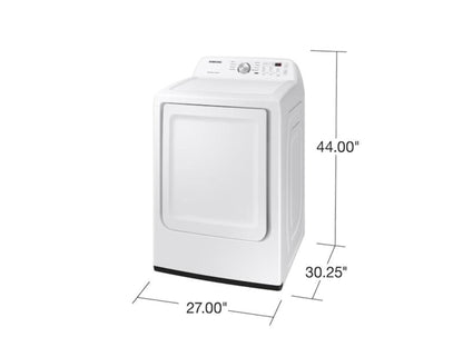 SAMSUNG DVG45T3200W 7.2 cu. ft. Gas Dryer with Sensor Dry in White - DVG45T3200W-KT