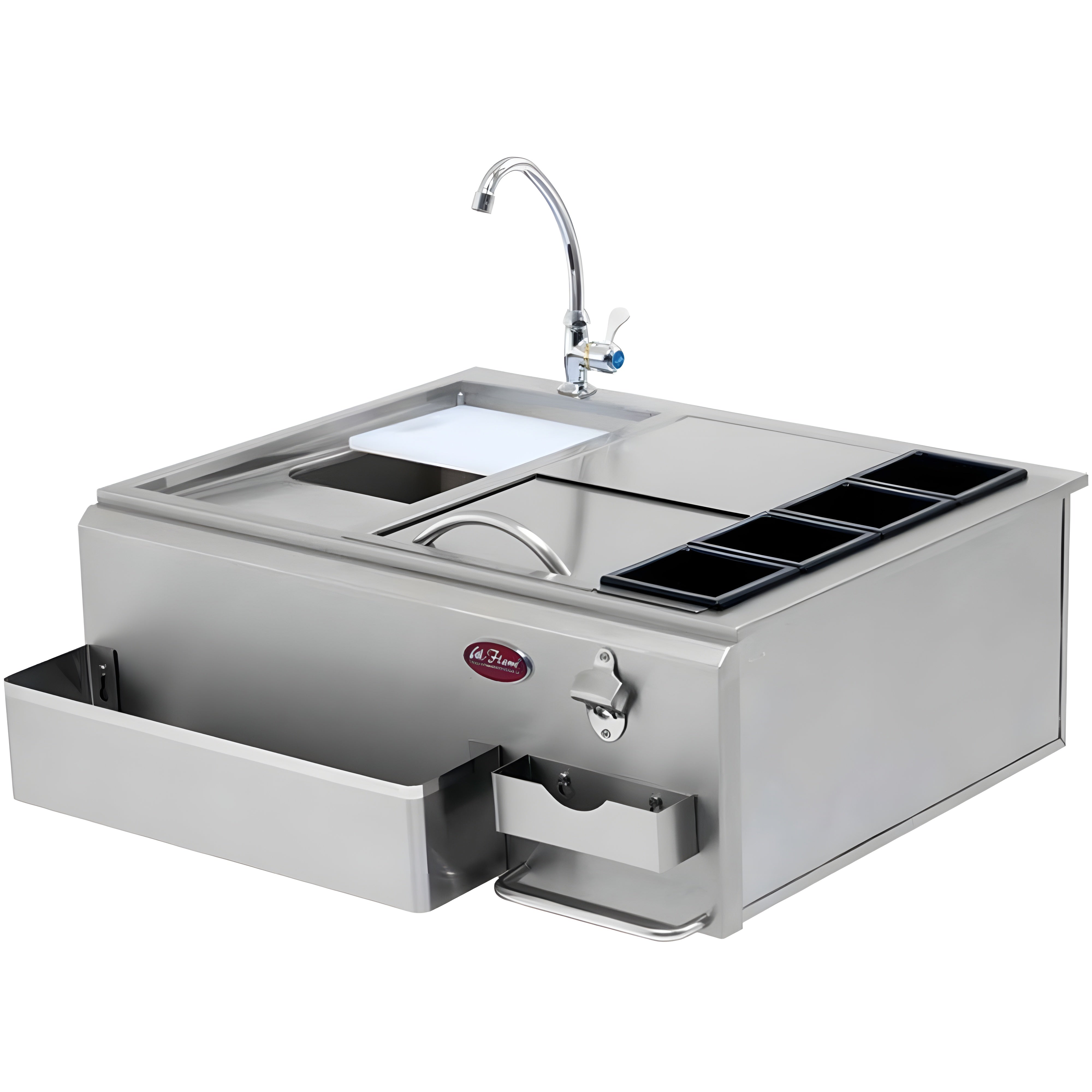 Cal Flame Built-in Bar Center 30" with Sink BBQ07902