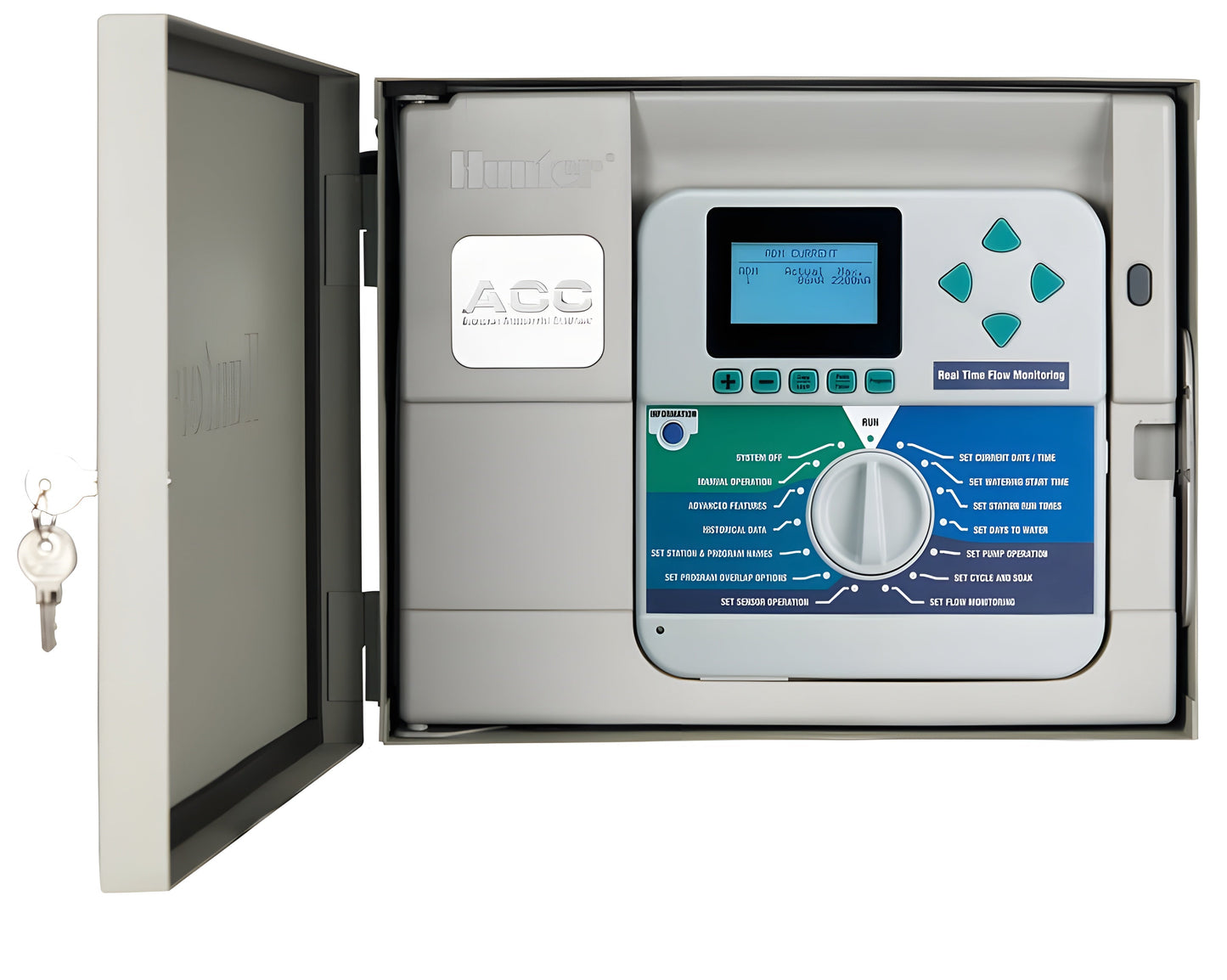 Hunter 12-Station Outdoor Controller, Metal Cabinet - ACC1200