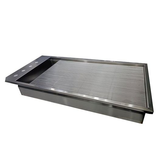 PETLIFT Stainless Steel Prep Rack for Wet Tables and Drop-In Liners - PL-A17-PR-48