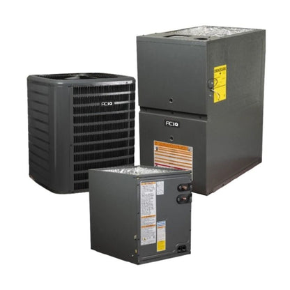 GOODMAN 2 Ton 13.4 SEER2 80% AFUE 60,000 BTU Gas Furnace and R32 Air Conditioner System - Upflow - AQ-GR9T800603BN