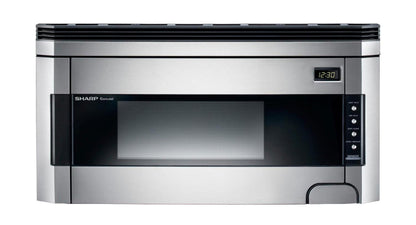 SHARP  1.5 cu. ft. 1000W Sharp Stainless Steel Over-the-Range Carousel Microwave Oven - R1514TY-KT