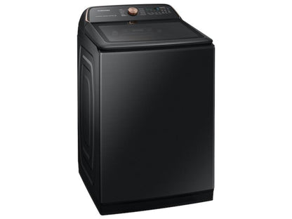 SAMSUNG 5.5 CF SMART TL WASHER W AUTO DISPENSE SYSTEM AND SUPER SPEED - WA55A7700AV-KT