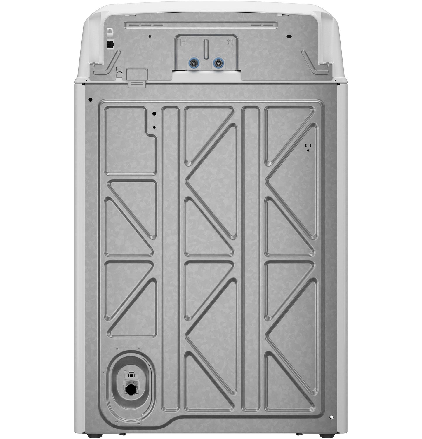 HOTPOINT 4.0 cu. ft. Capacity Washer with Stainless Steel Basket,Cold Plus and Water Level Control - HTW265ASWWW-KT