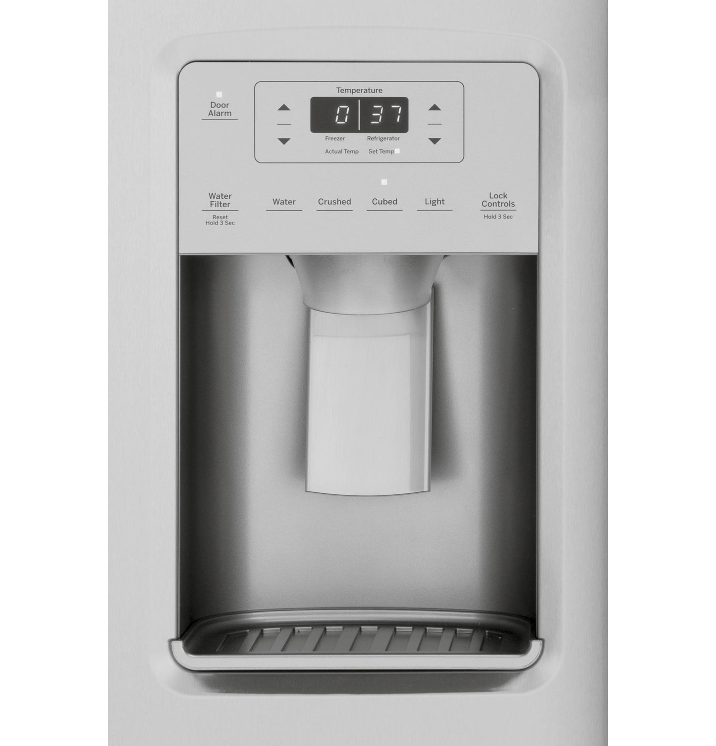 GE APPLIANCES GSS25IYNFS GE® 25.1 Cu. Ft. Fingerprint Resistant Side-By-Side Refrigerator - GSS25IYNFS-KT