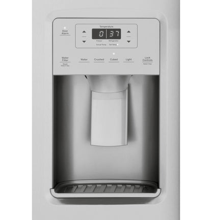 GE APPLIANCES GSS25IYNFS GE® 25.1 Cu. Ft. Fingerprint Resistant Side-By-Side Refrigerator - GSS25IYNFS-KT