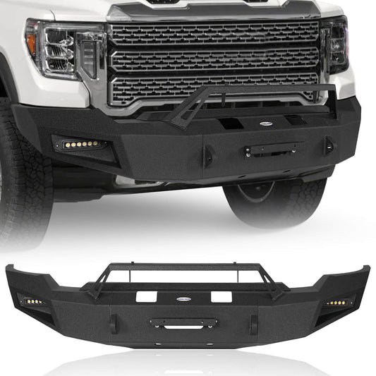 Aftermarket 2020-2023 GMC Sierra 2500/3500HD Front Bumper w/Winch Plate- Hooke Road