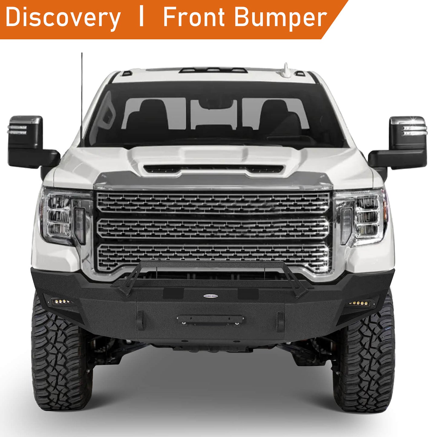 Aftermarket 2020-2023 GMC Sierra 2500/3500HD Front Bumper w/Winch Plate- Hooke Road