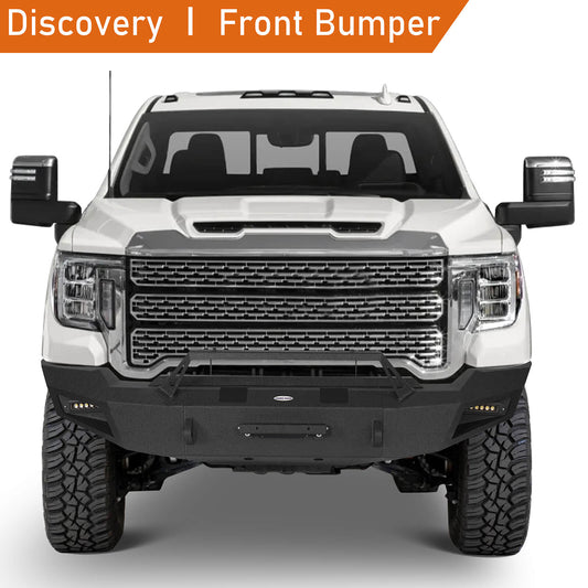 Aftermarket 2020-2023 GMC Sierra 2500/3500HD Front Bumper w/Winch Plate- Hooke Road