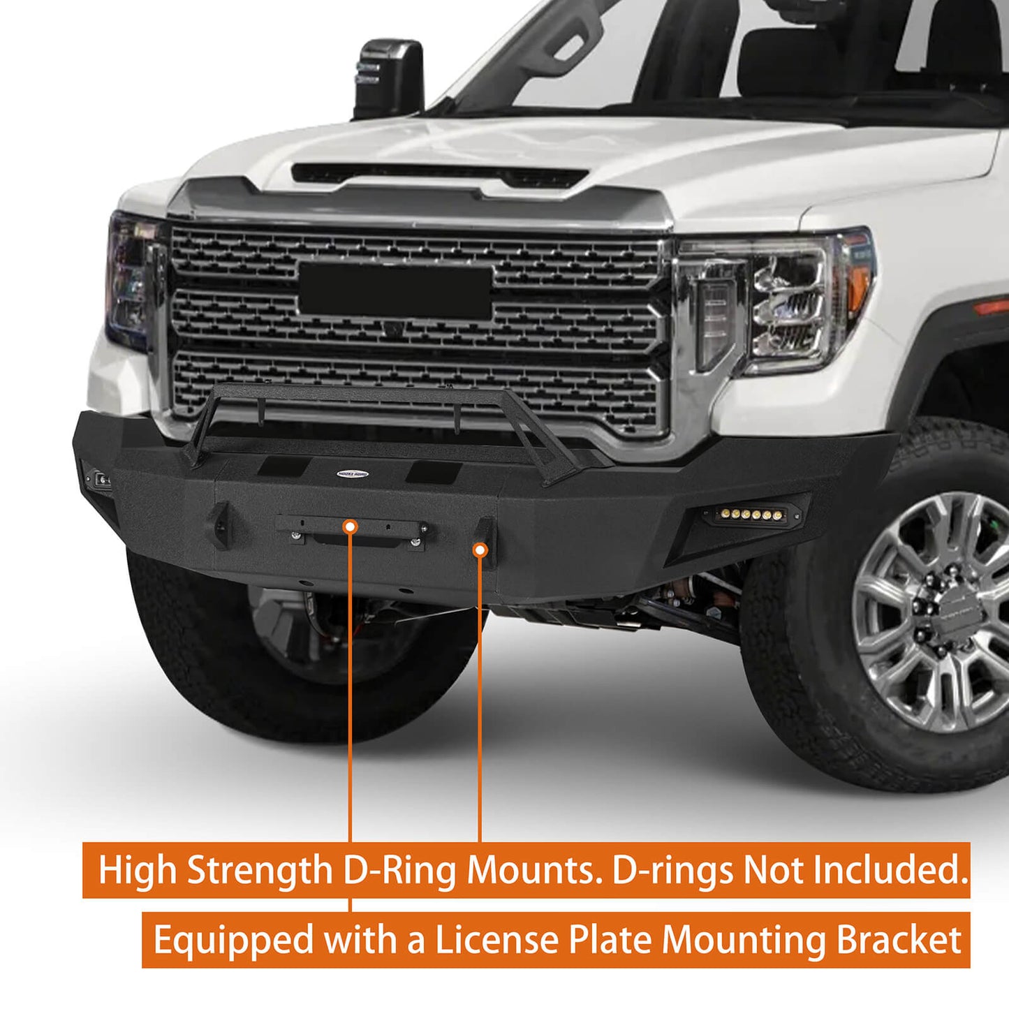Aftermarket 2020-2023 GMC Sierra 2500/3500HD Front Bumper w/Winch Plate- Hooke Road