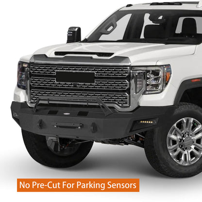 Aftermarket 2020-2023 GMC Sierra 2500/3500HD Front Bumper w/Winch Plate- Hooke Road