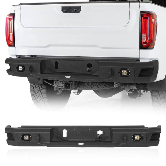 Aftermarket 2020-2025 GMC Sierra 2500/3500HD Discovery Rear Bumper - Hooke Road - HE.9203