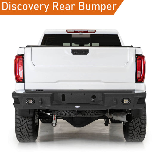 Aftermarket 2020-2025 GMC Sierra 2500/3500HD Discovery Rear Bumper - Hooke Road - HE.9203