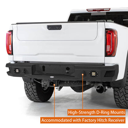 Aftermarket 2020-2025 GMC Sierra 2500/3500HD Discovery Rear Bumper - Hooke Road - HE.9203