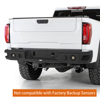 Aftermarket 2020-2025 GMC Sierra 2500/3500HD Discovery Rear Bumper - Hooke Road - HE.9203