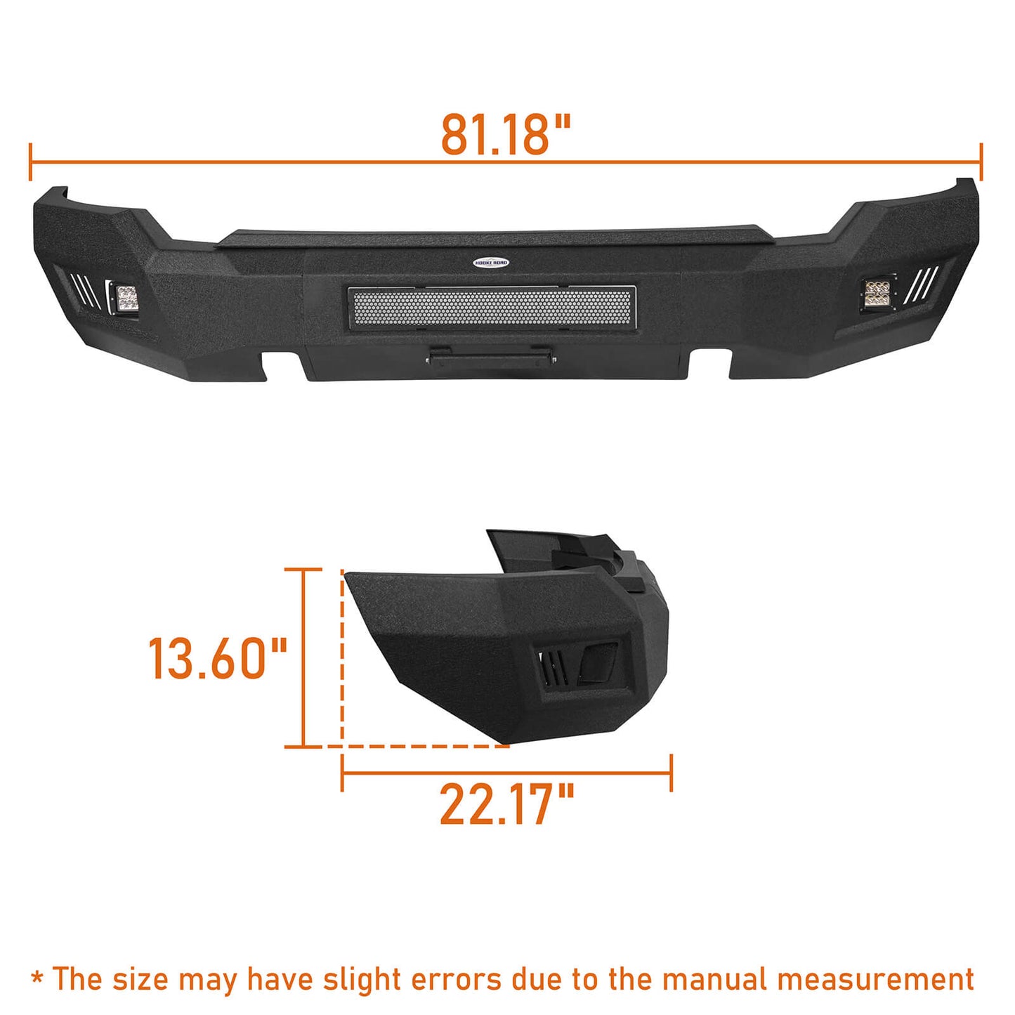 2020-2023 GMC Sierra 2500/3500HD Aftermarket Front Bumper - Hooke Road - HE.9200