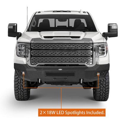 2020-2023 GMC Sierra 2500/3500HD Aftermarket Front Bumper - Hooke Road - HE.9200