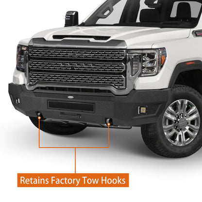 2020-2023 GMC Sierra 2500/3500HD Aftermarket Front Bumper - Hooke Road - HE.9200