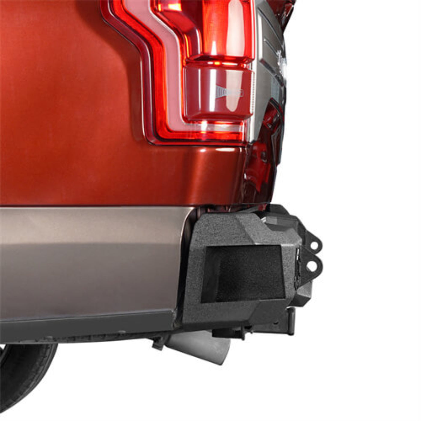 Aftermarket Rear Bumper For 2015-2017 Ford F-150 (Excluding Raptor) - Hooke Road - HE.8284