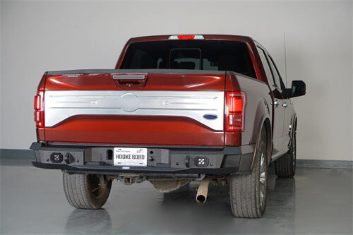 Aftermarket Rear Bumper For 2015-2017 Ford F-150 (Excluding Raptor) - Hooke Road - HE.8284