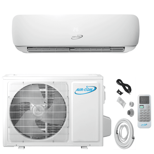 Air-Con Blizzard 12000 BTU 25 SEER Mini Split Air Conditioner 15ft Lineset & Wiring