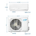 Air-Con Serene Series 12000 BTU 16 SEER Mini Split Air Conditioner 15ft Lineset & Wiring - ASRCI/EM4H4S12