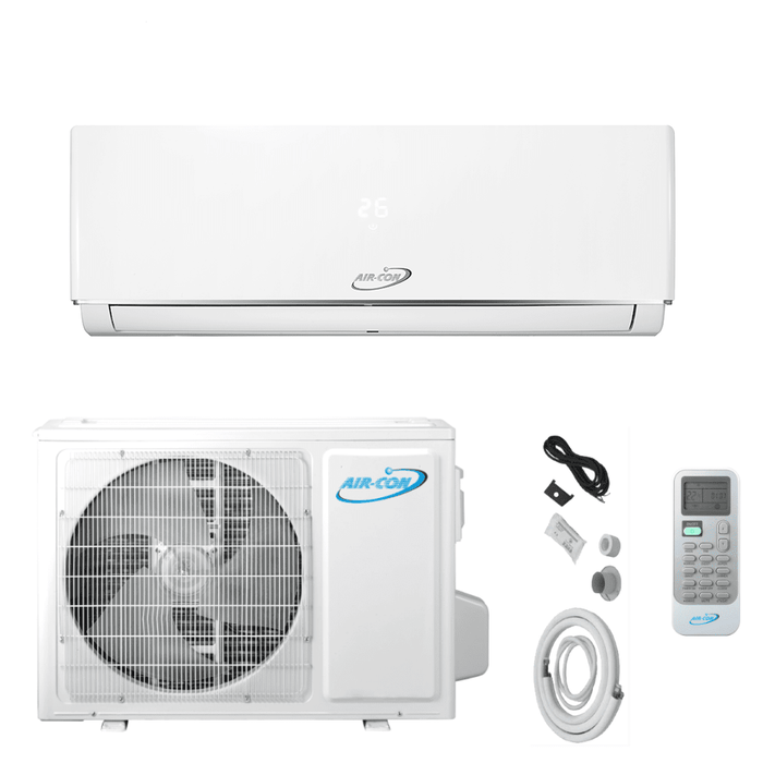 Air-Con Serene Series 18000 BTU 18 SEER Mini Split Air Conditioner 15ft Lineset & Wiring - ASRCI/EM4H4S18