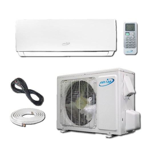 Air-Con Serene Series 24000 BTU 18 SEER Mini Split Air Conditioner 15ft Lineset & Wiring - ASRCI/EM4H4S24