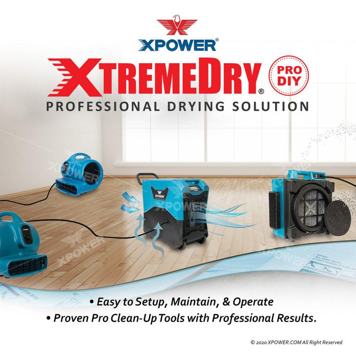 XPOWER XtremeDry Pro-DIY Restoration PLUS Clean-Up Tool Kit - XP-XDP2