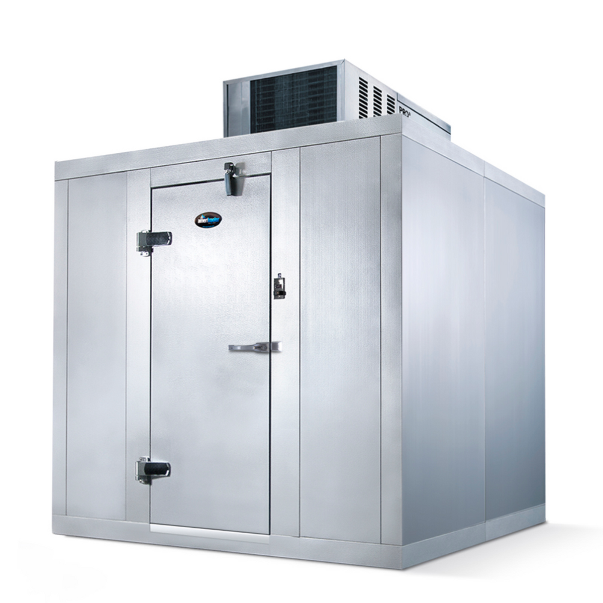 AmeriKooler QC08XX72**NBSC Indoor Walk-In Cooler 8' Wide (Door Side) 7'2-1/4"H W/O Floor - AKQC080872NBSC