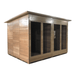 Aleko Sauna's Canadian Cedar Outdoor and Indoor Wet Dry Sauna 5+ Person Traditional Sauna