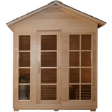 Aleko Canadian Hemlock Outdoor and Indoor Wet Dry Sauna 4.5 kW ETL 3-4 Person Traditional Sauna