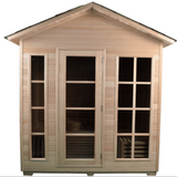 Aleko Canadian Hemlock Outdoor and Indoor Wet Dry Sauna 4.5 kW ETL 3-4 Person Traditional Sauna