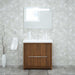 Casa Mare Alessio 32" Matte Walnut Vanity Ceramic Sink Combo - Alessio80MW-32-MSC-S