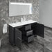 Casa Mare Alessio 60" Glossy Gray Vanity Ceramic Sink Combo - Alessio152GG-60-MSC-S