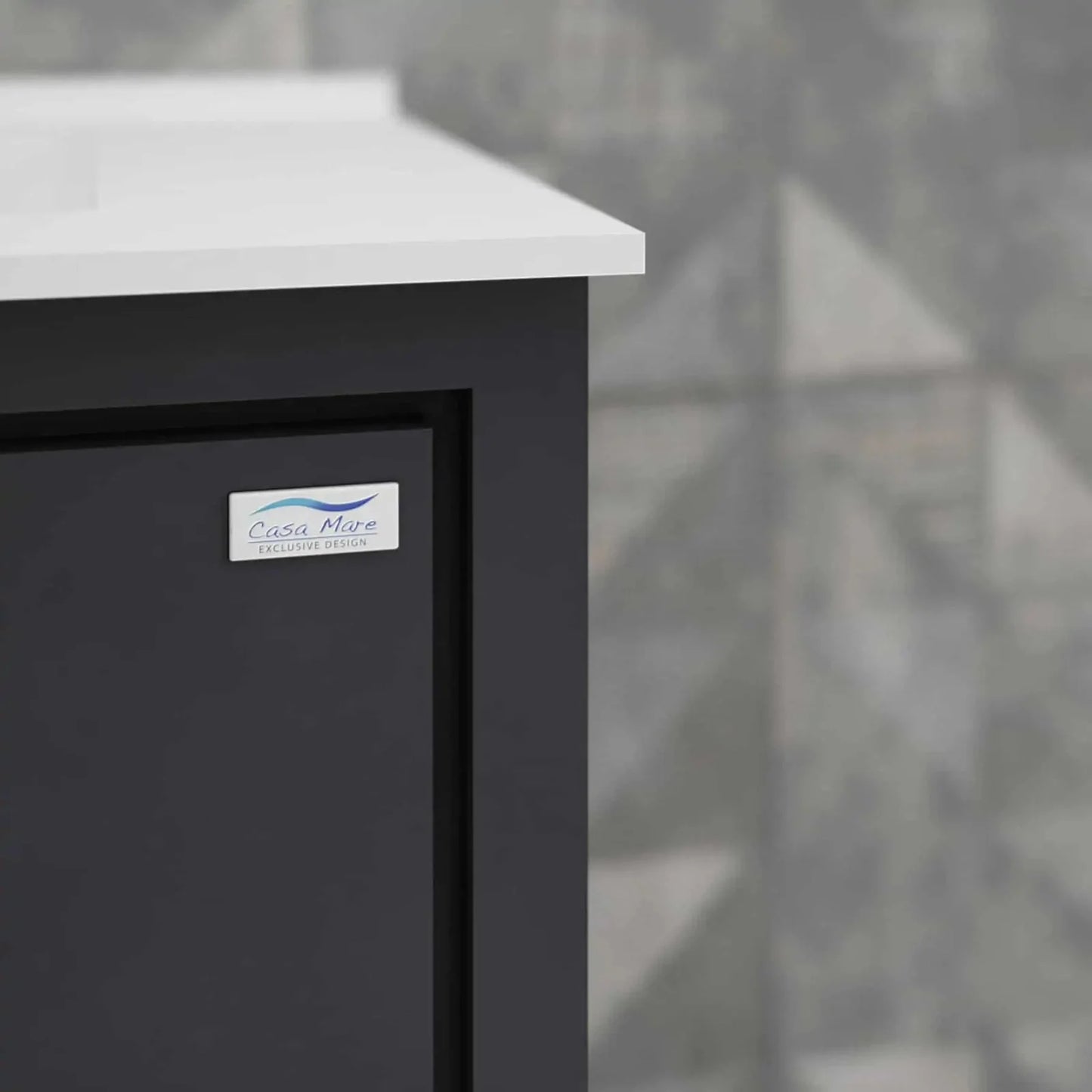 Casa Mare Alessio 60" Bathroom Vanity and Ceramic Sink Combo with LED Mirror - Alessio152GG-60