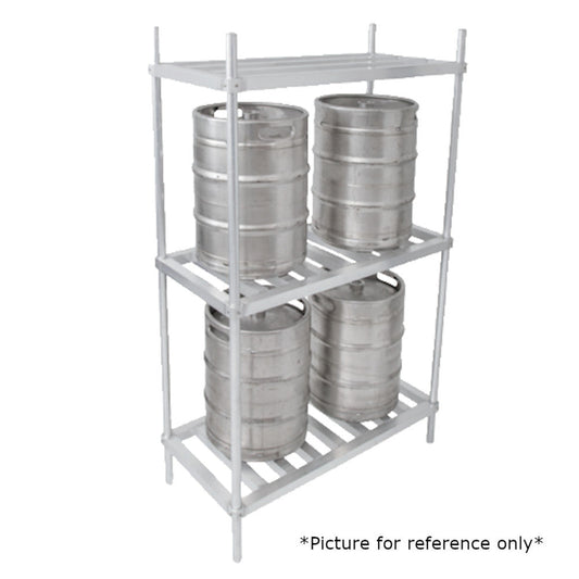 John Boos ALKR-2060 Keg Storage Rack - JBALKR2060