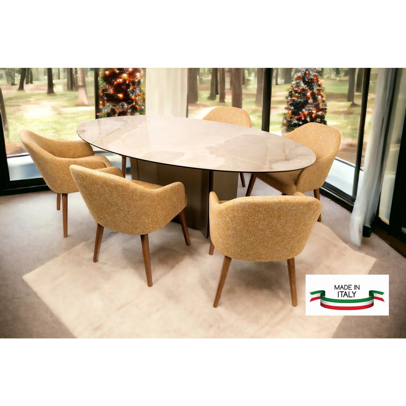 Maxima House ALLESANDRO Dining set - DI002-CH007