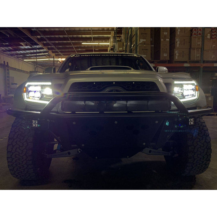 Alpharex Nova-Series Led Projector Headlights Chrome - 2005-2011 Toyota Tacoma - 880743