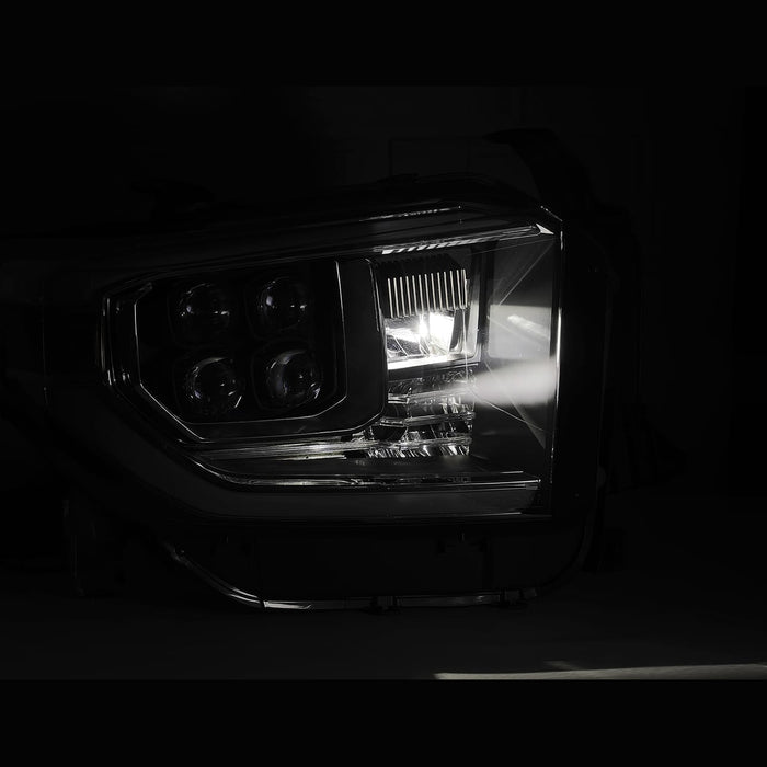 Alpharex Nova-Series Led Projector Headlights Chrome - 2014-2021 Toyota Tundra - 880771