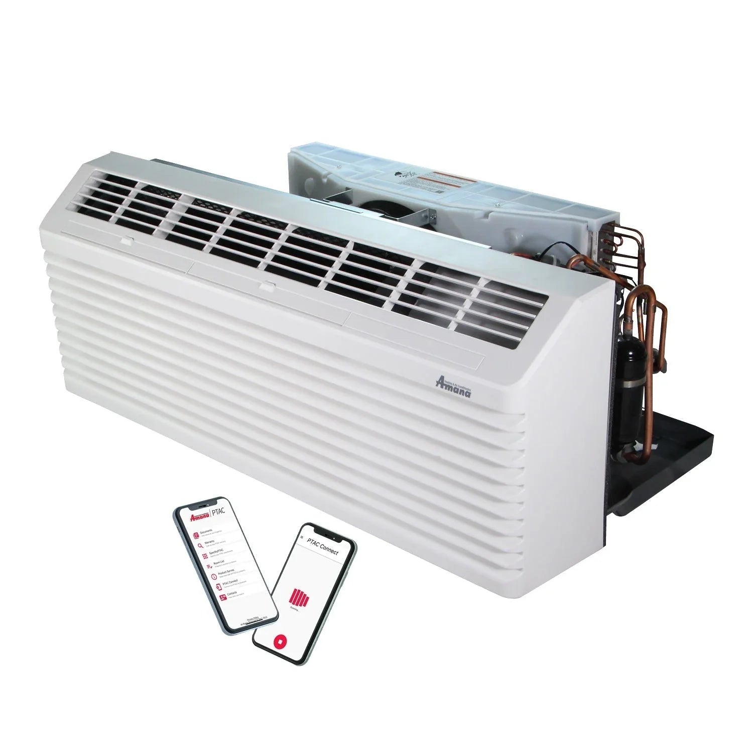 AMANA PTAC 11,800 BTU Air Conditioner PTC123J35AXXX with 3.5 kW Heater 20 Amp plug R32 - APTC12J30044