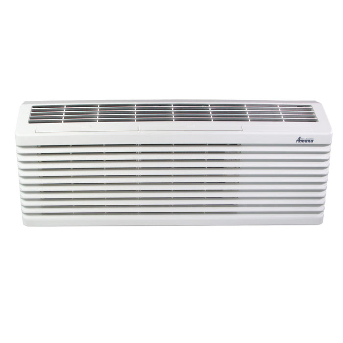 AMANA PTAC 11,800 BTU Air Conditioner PTC123J35AXXX with 3.5 kW Heater 20 Amp plug R32 - APTC12J30044