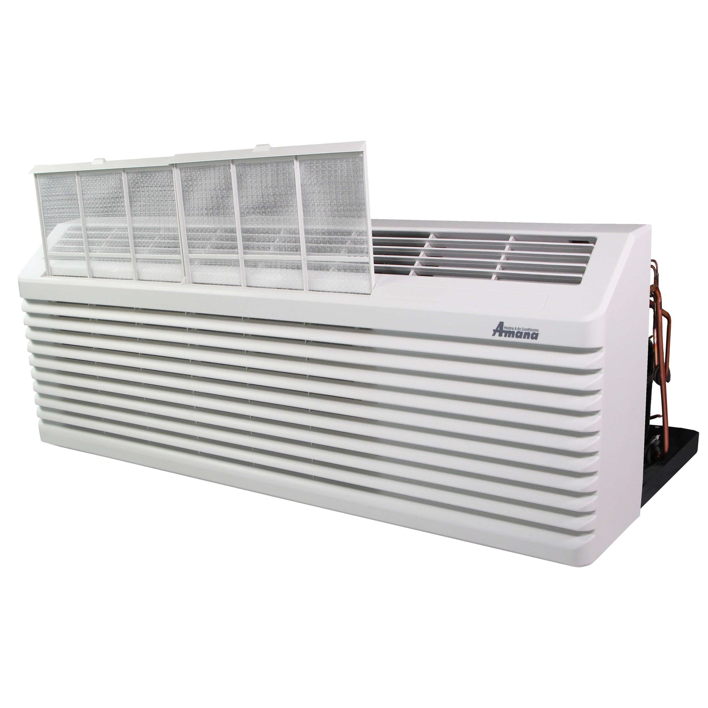 AMANA PTAC 12,000 BTU Air Conditioner Heat Pump PTH123J25AXXX with 2.5 kW Heater 15 Amp plug R32 - APTH12J20032