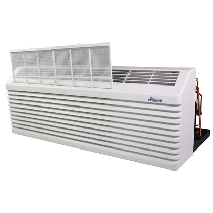 AMANA PTAC 12,000 BTU Air Conditioner Heat Pump PTH123J25AXXX with 2.5 kW Heater 15 Amp plug R32 - APTH12J20032